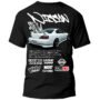 Playera Autos Negra Hombre Nissan Silvia S15 Casual Urbano