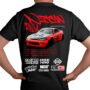 SilviaR Modelo Playera Autos Negra Hombre Nissan Silvia S15 Casual Urbano