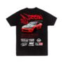 SilviaR Playera Playera Autos Negra Hombre Nissan Silvia S15 Casual Urbano