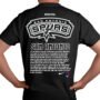 Playera Negra Hombre San Antonio Spurs Casual Urbano