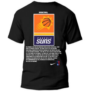 Suns Playera Playera Negra Hombre Phoenix Suns Casual Urbano