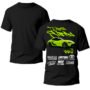 Playera Autos Negra Hombre Toyota Supra MK5 Casual Urbano