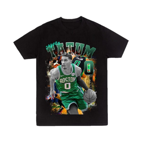 Playera Negra Hombre Jayson Tatum Casual Urbano