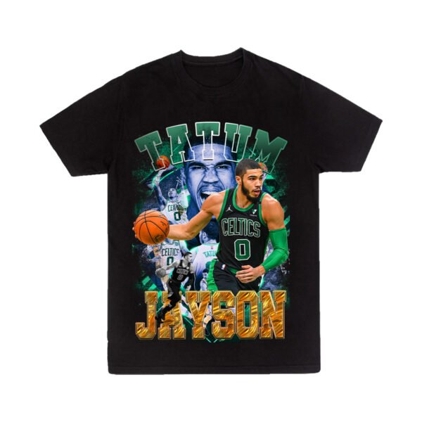 Playera Negra Hombre Jayson Tatum Casual Urbano
