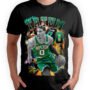 Playera Negra Hombre Jayson Tatum Casual Urbano