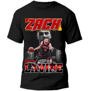 Playera Negra Hombre Zach Lavine Casual Urbano