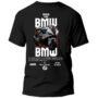 Playera Motos Negra Hombre BMW Casual Urbano