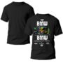 Playera Motos Negra Hombre BMW Casual Urbano