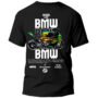Playera Motos Negra Hombre BMW Casual Urbano
