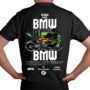 Playera Motos Negra Hombre BMW Casual Urbano