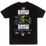 Playera Motos Negra Hombre BMW Casual Urbano