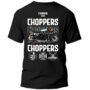 Playera Motos Negra Hombre Choppers Casual Urbano