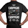 Playera Motos Negra Hombre Choppers Casual Urbano