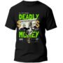 deadly frontal Playera Negra Hombre Deadly Money Casual Urbano