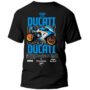 Playera Motos Negra Hombre Ducati Casual Urbano