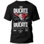 Playera Motos Negra Hombre Ducati Casual Urbano