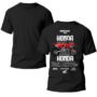 Playera Motos Negra Hombre Honda Casual Urbano
