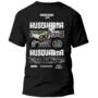 Playera Motos Negra Hombre Husquarna Casual Urbano