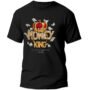 money frontal Playera Negra Hombre Have Money King Urbano