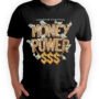 money1 modelo Playera Negra Hombre Money Power Urbano