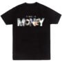 Playera Negra Hombre Time is Money Casual Urbano