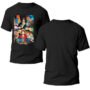 Playera Anime Negra Hombre One Piece Casual Urbano