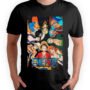 Playera Anime Negra Hombre One Piece Casual Urbano