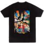 Playera Anime Negra Hombre One Piece Casual Urbano