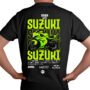 Playera Motos Negra Hombre Suzuki Casual Urbano