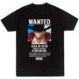 Playera Anime Negra Hombre One Piece Casual Urbano