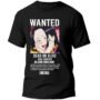Playera Anime Negra Hombre One Piece Casual Urbano