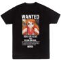 Playera Anime Negra Hombre One Piece Casual Urbano