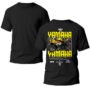 Playera Motos Negra Hombre Yamaha Casual Urbano
