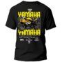Playera Motos Negra Hombre Yamaha Casual Urbano