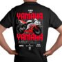 Playera Motos Negra Hombre Yamaha Casual Urbano