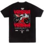 Playera Motos Negra Hombre Yamaha Casual Urbano